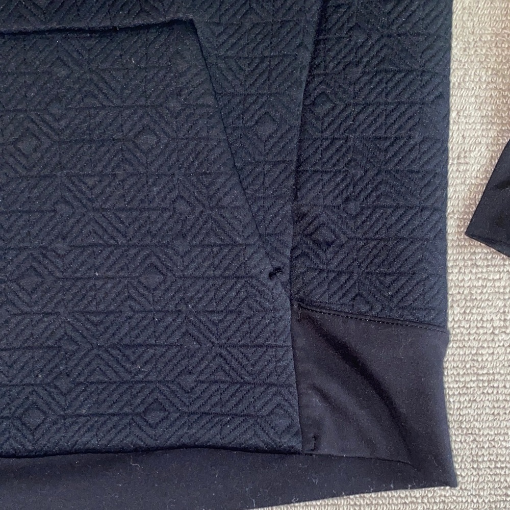 Athleta Black Geometric Pattern Pullover With Sta… - image 5